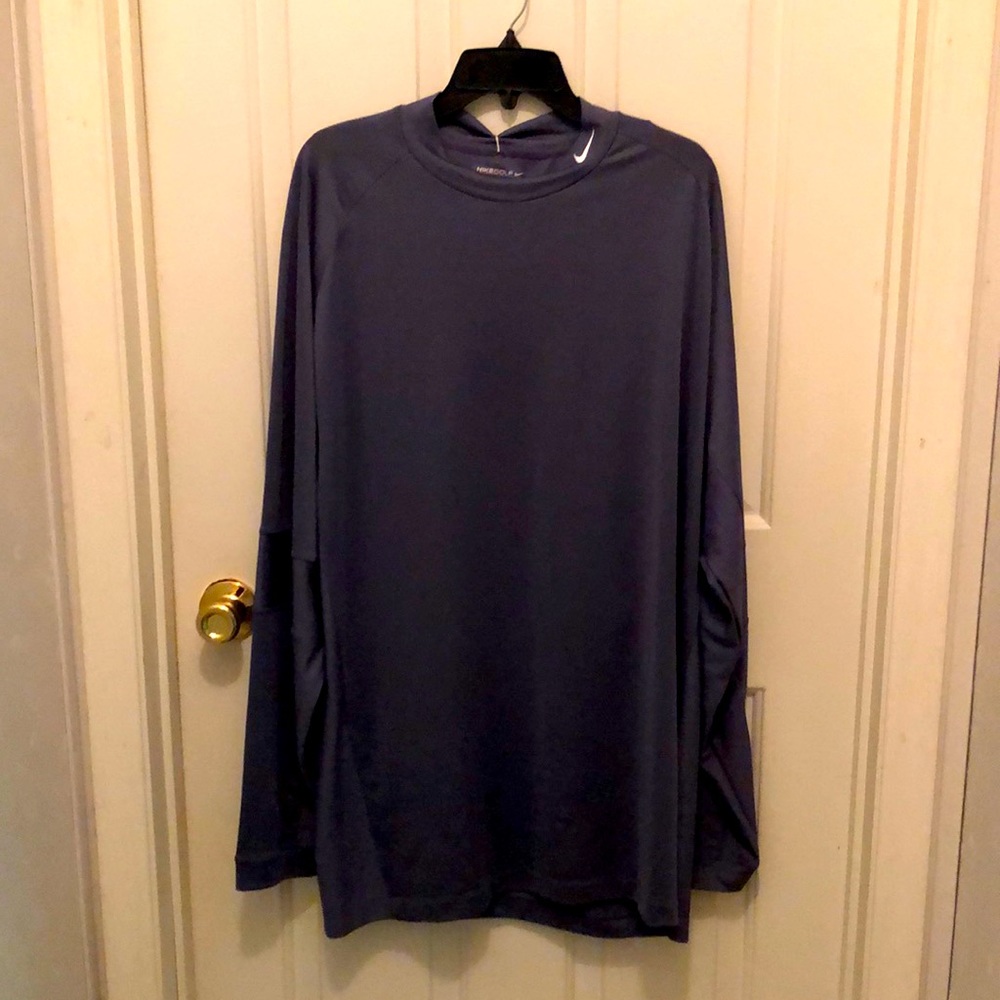 NWT Medium Blue Nike Men’s Golf shirt 2XL
